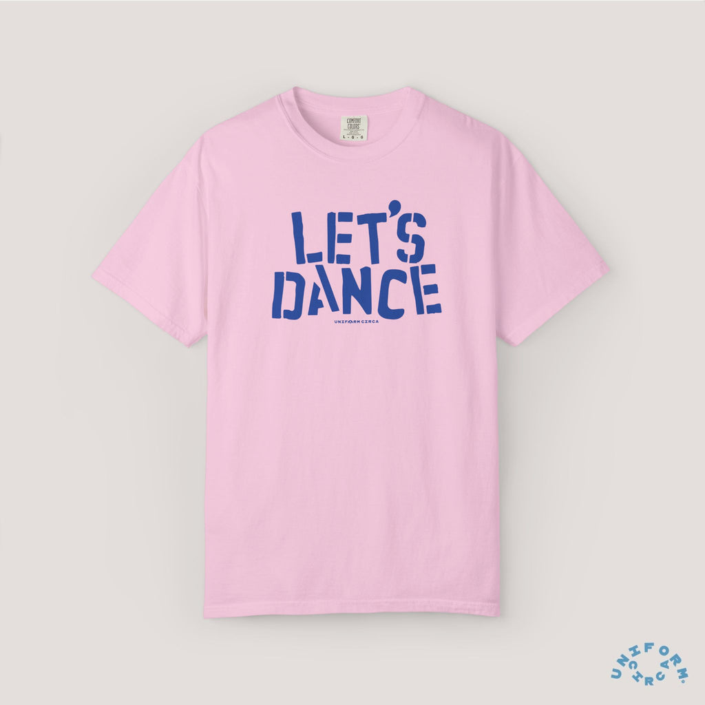 LET'S DANCE REVISITED CREWNECK T-SHIRT | Printed Blue