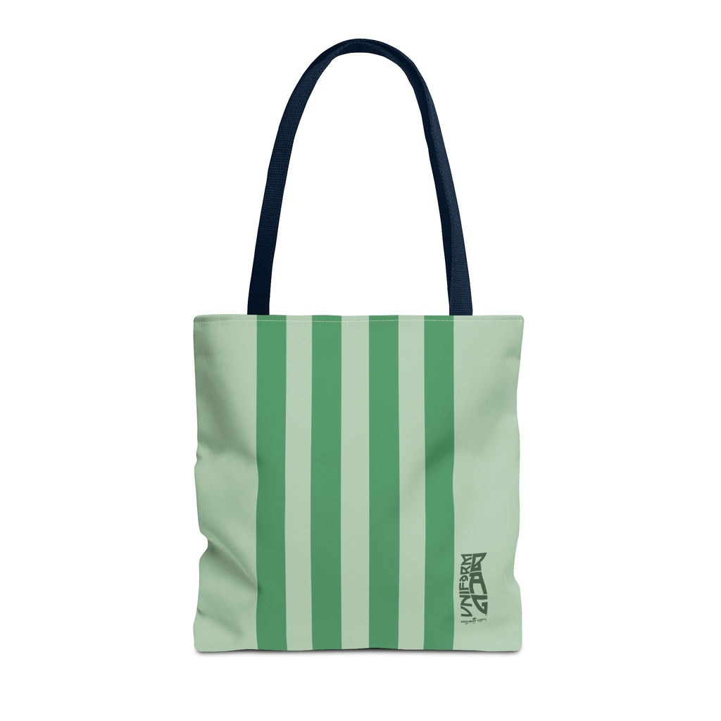 RACER JR. BAG | CUCUMBER/BOWLING GREEN | Stylish Minimalist Tote Bag, Eco-Friendly Shopping Bag, Chic Carryall, Reusable Tote, Fashionable Beach Bag, Trendy Everyday Essentials