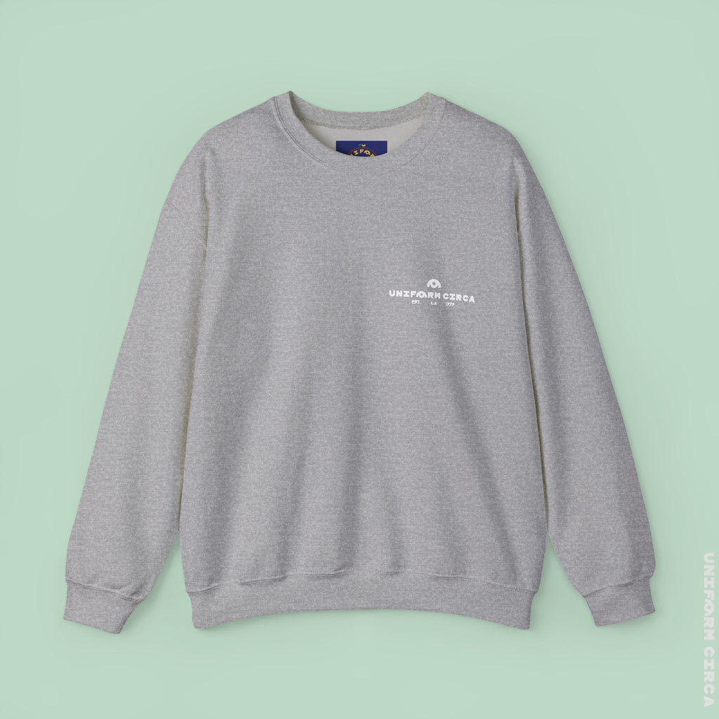OYSTER ALL WORDMARK | CREWNECK T-SHIRT | Printed White