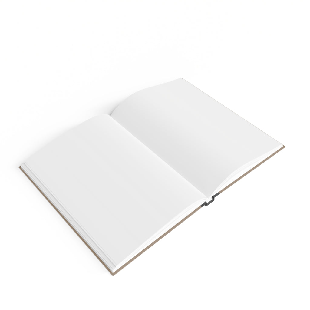 SIMON | JOURNAL & NOTEBOOK | Hardcover Blank Pages 5"x7" | Tan & Uniform Red