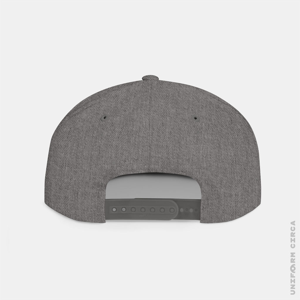 WORDMARK | Embroidered BLACK | Flat Bill Snapback Hat, Trendy Cap for Casual Wear, Streetwear Accessory, Perfect Gift for Friends and Family