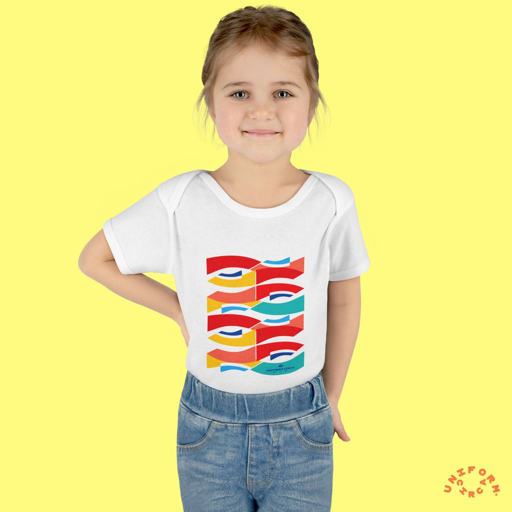 Wavey Kidsplay | Infant Baby Rib Bodysuit | Multiple Colors