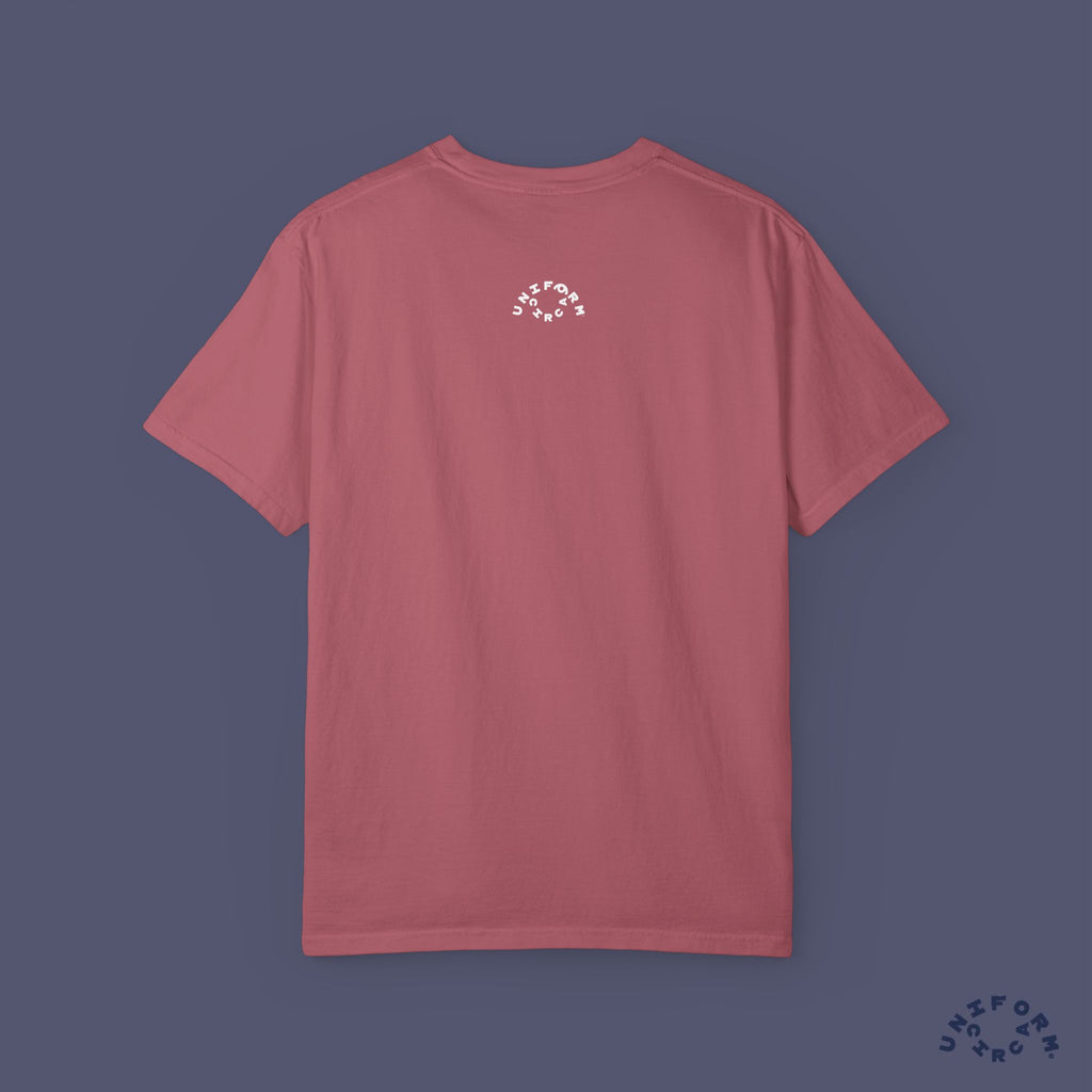 CALIFORNIA SCRIPT CREWNECK T-SHIRT | Printed