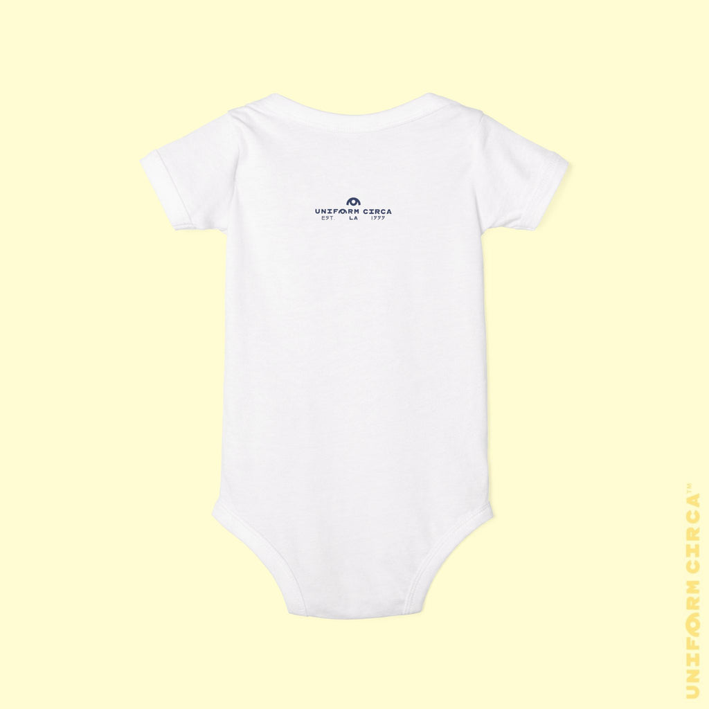 PISCENE | Infant Jersey One Piece: Summer Vibes Baby Bodysuit, Cute Baby Shower Gift, Pool Party Outfit, Beach Day Essential, Memory-Making Apparel