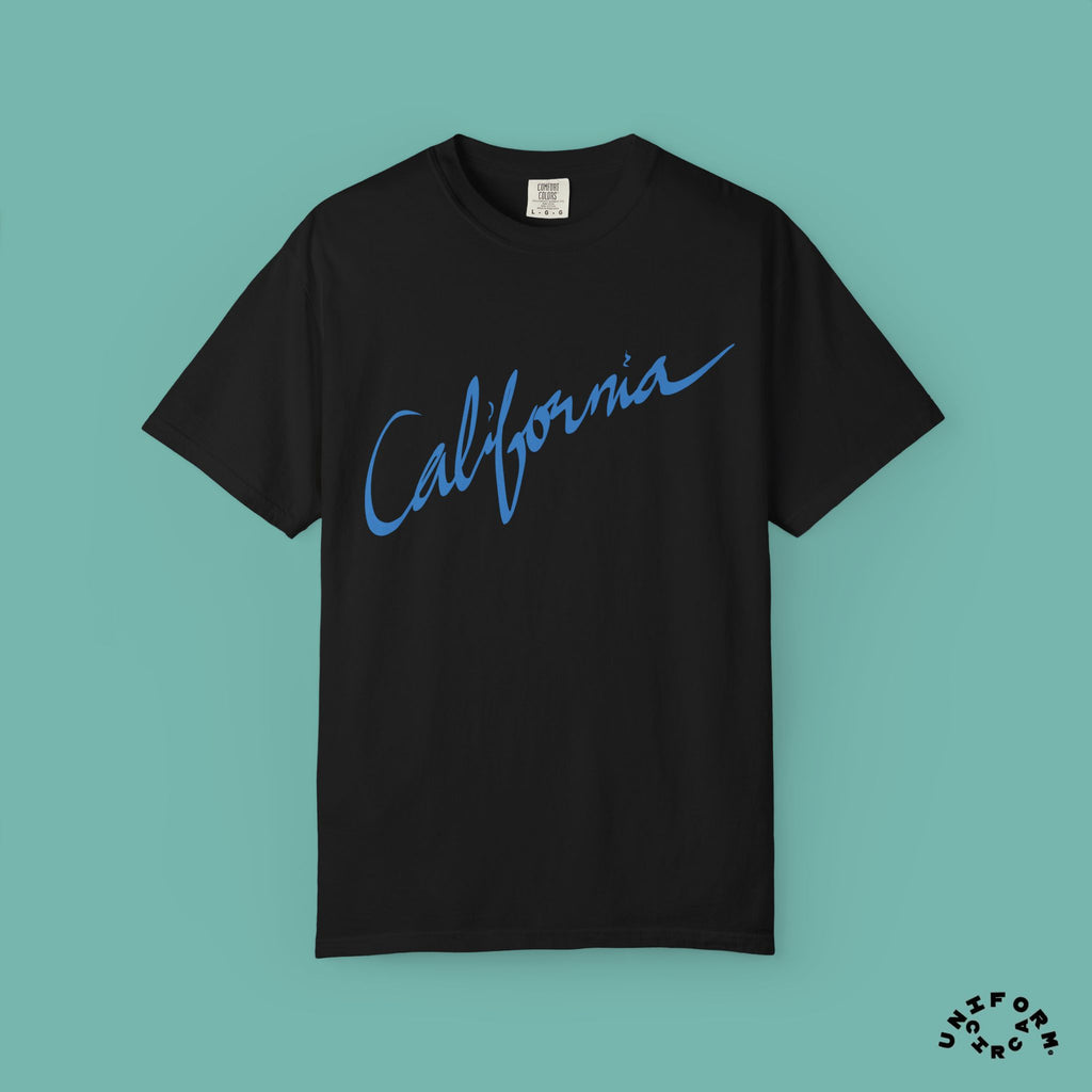 CALIFORNIA BLUEPRINT CREWNECK T-SHIRT | Printed