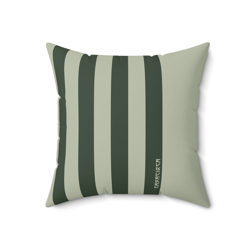 CASACIRCA | SIDECAR PILLOW | HUNTER/MOSS | Stylish Faux Suede Pillow - Home Decor, Cozy Living Room, Gift Idea, Nautical Theme, Interior Design Accents