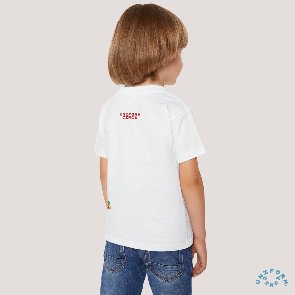 Let's Dance Toddler T-Shirt - Fun Cotton Tee for Kids (Printed Pink)