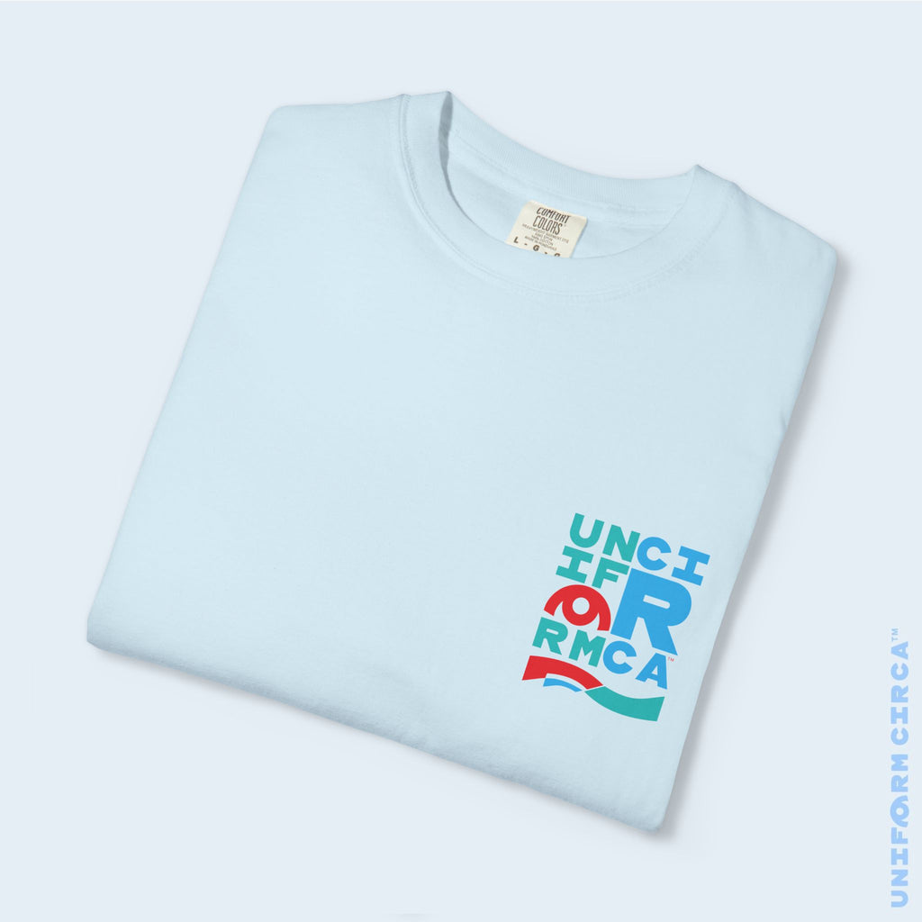 C BLOCK | CREWNECK T-SHIRT | Printed Unisex Garment-Dyed Graphic Tee