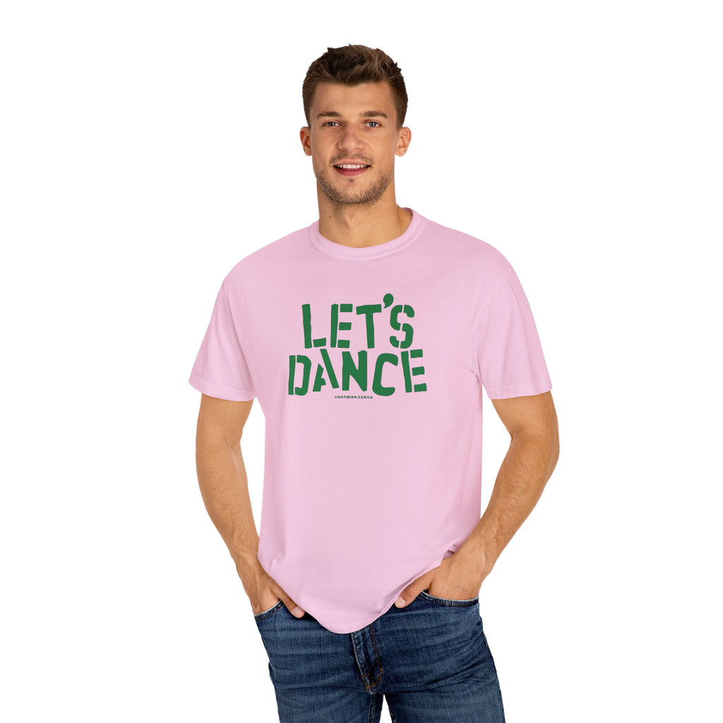 LET'S DANCE REVISITED CREWNECK T-SHIRT | PRINTED GREEN