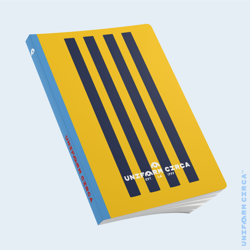 SIMON NOTE & SKETCH JOURNAL | NAVY/YELLOW (SOFT COVER)