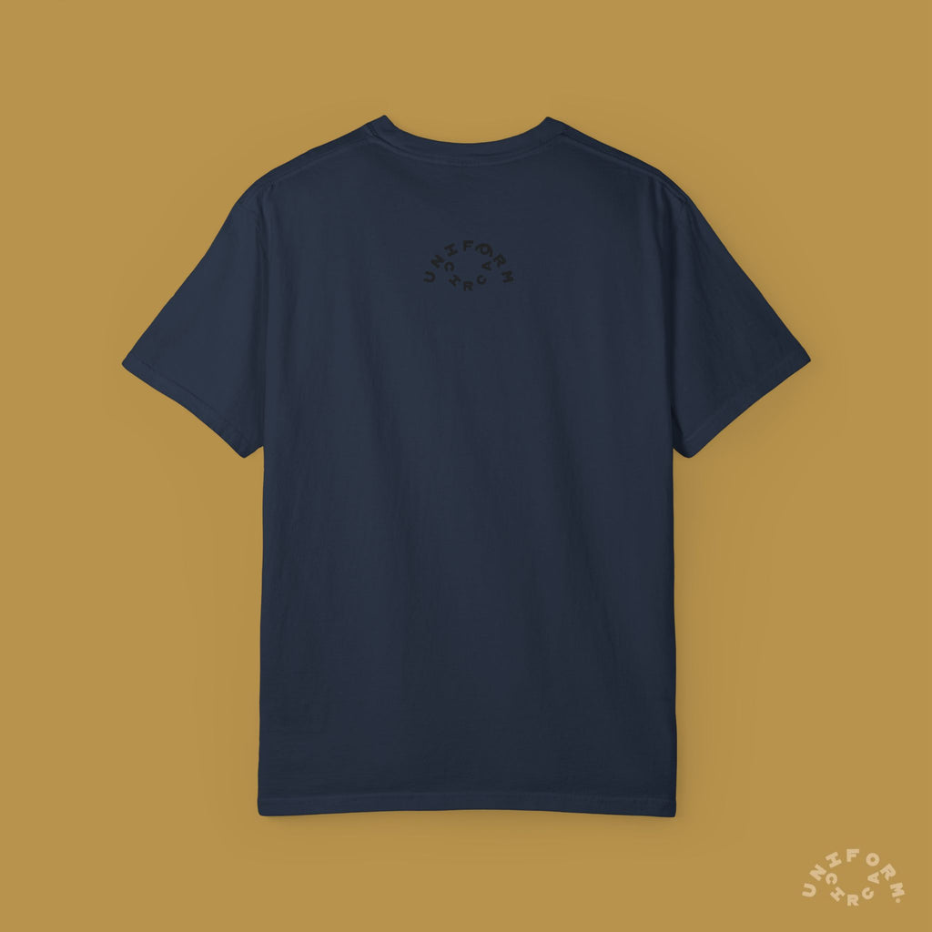 OYSTER LOGO CREWNECK T- SHIRT | Printed Black