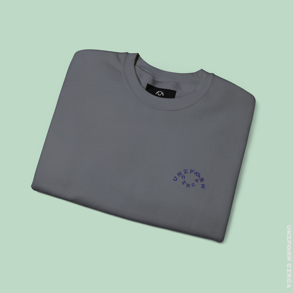 OCULUS LOGO CREWNECK SWEATSHIRT | Black Embroidery