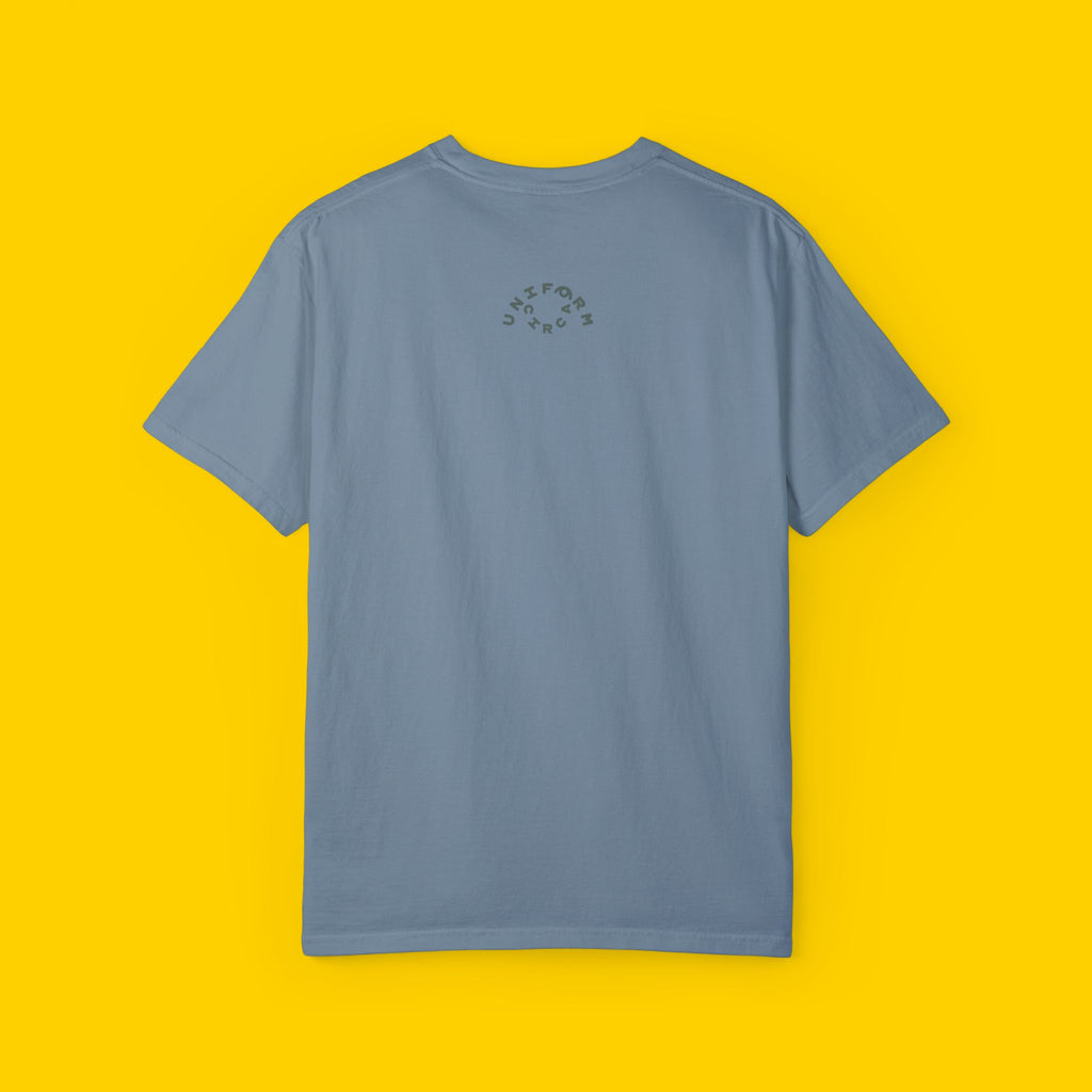 UNIFORM STACKED 1 CREWNECK T-SHIRT | Printed