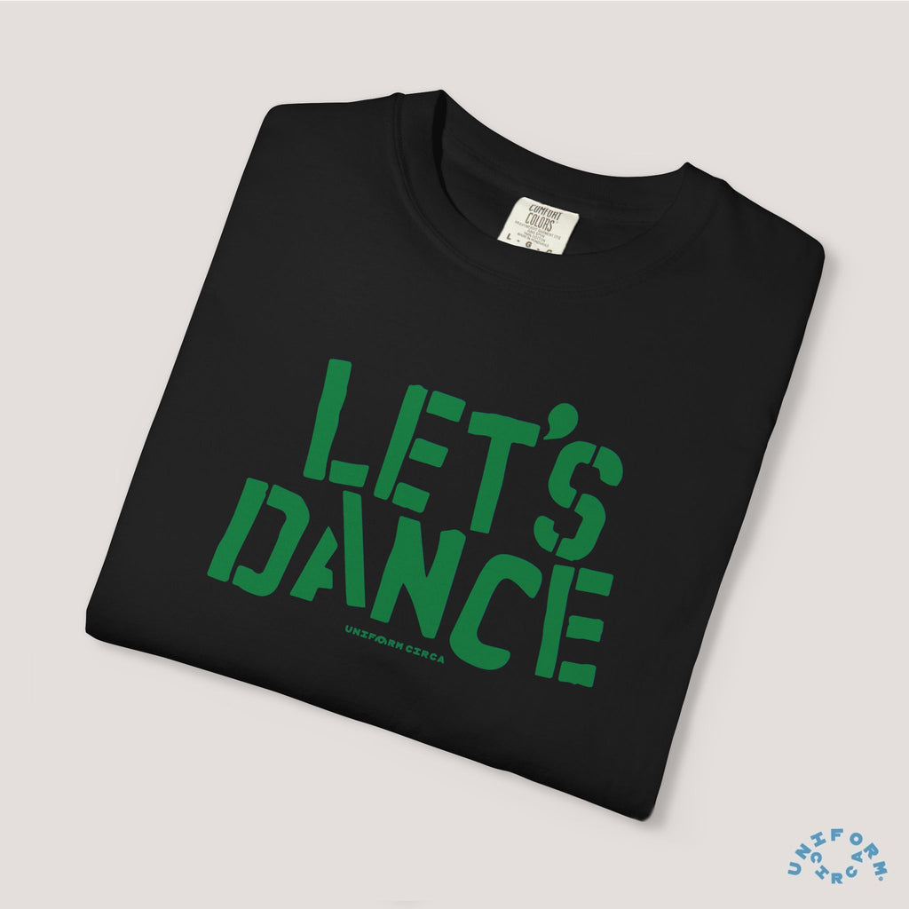 LET'S DANCE REVISITED CREWNECK T-SHIRT | PRINTED GREEN