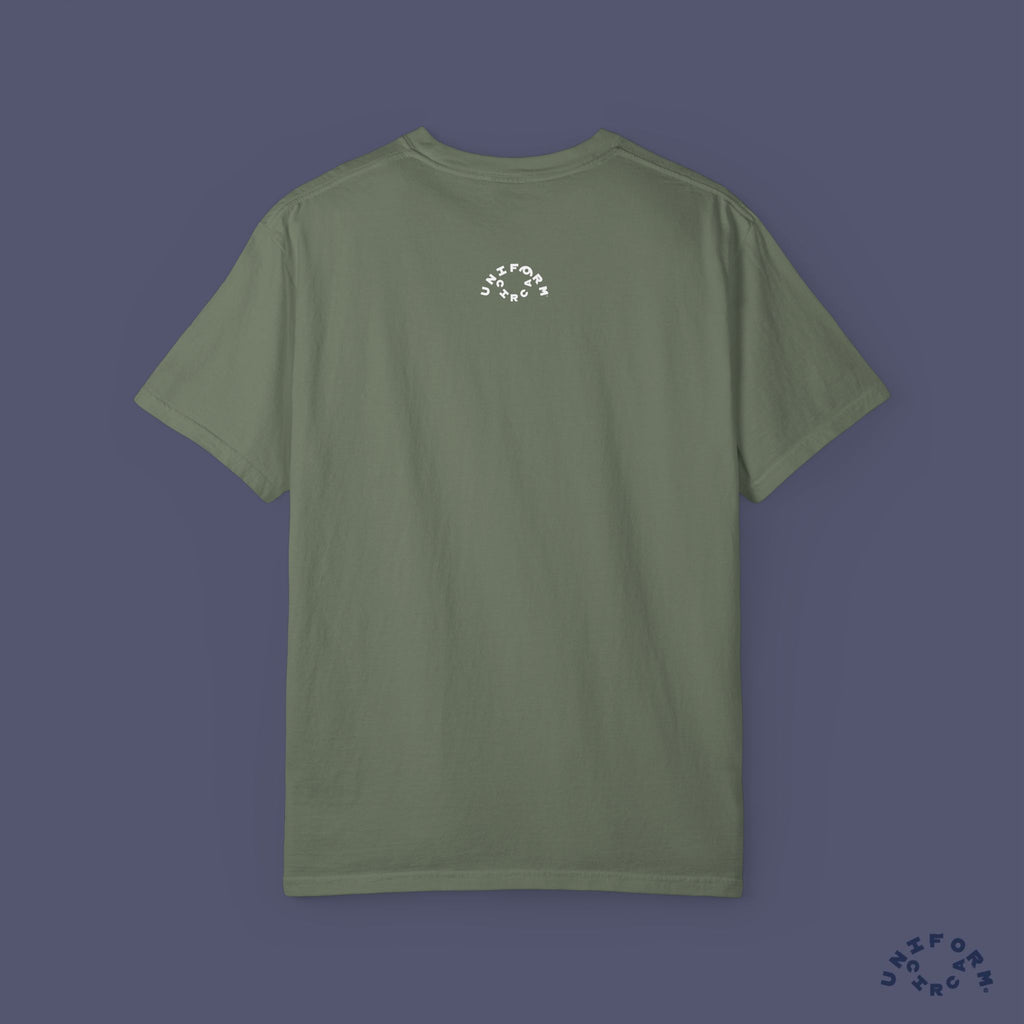 CALIFORNIA SCRIPT CREWNECK T-SHIRT | Printed