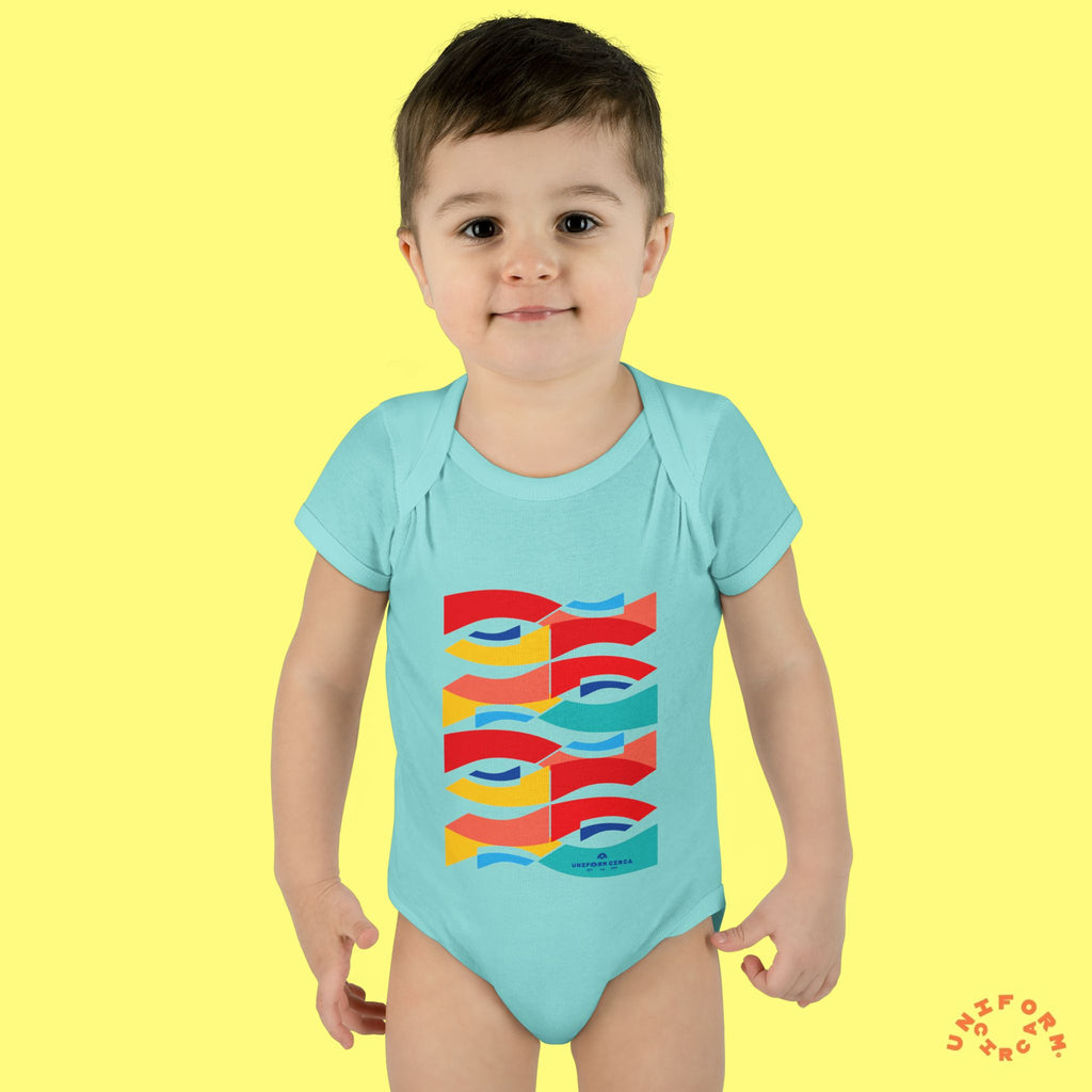 Wavey Kidsplay | Infant Baby Rib Bodysuit | Multiple Colors
