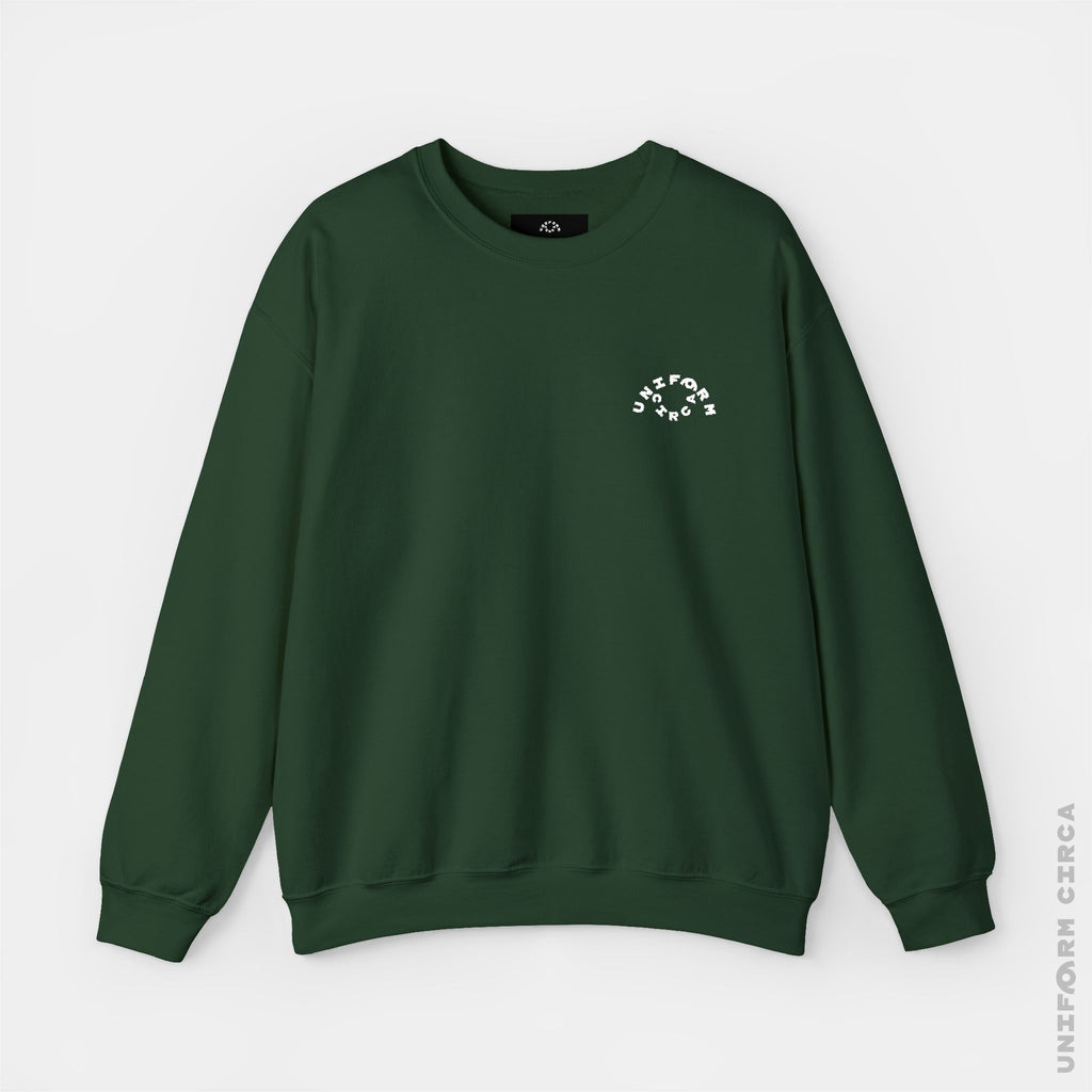 The JASON | OCULUS LOGO | Crewneck Sweatshirt | 100% Cotton | Pearl Embroidery | Designed & Printed in California