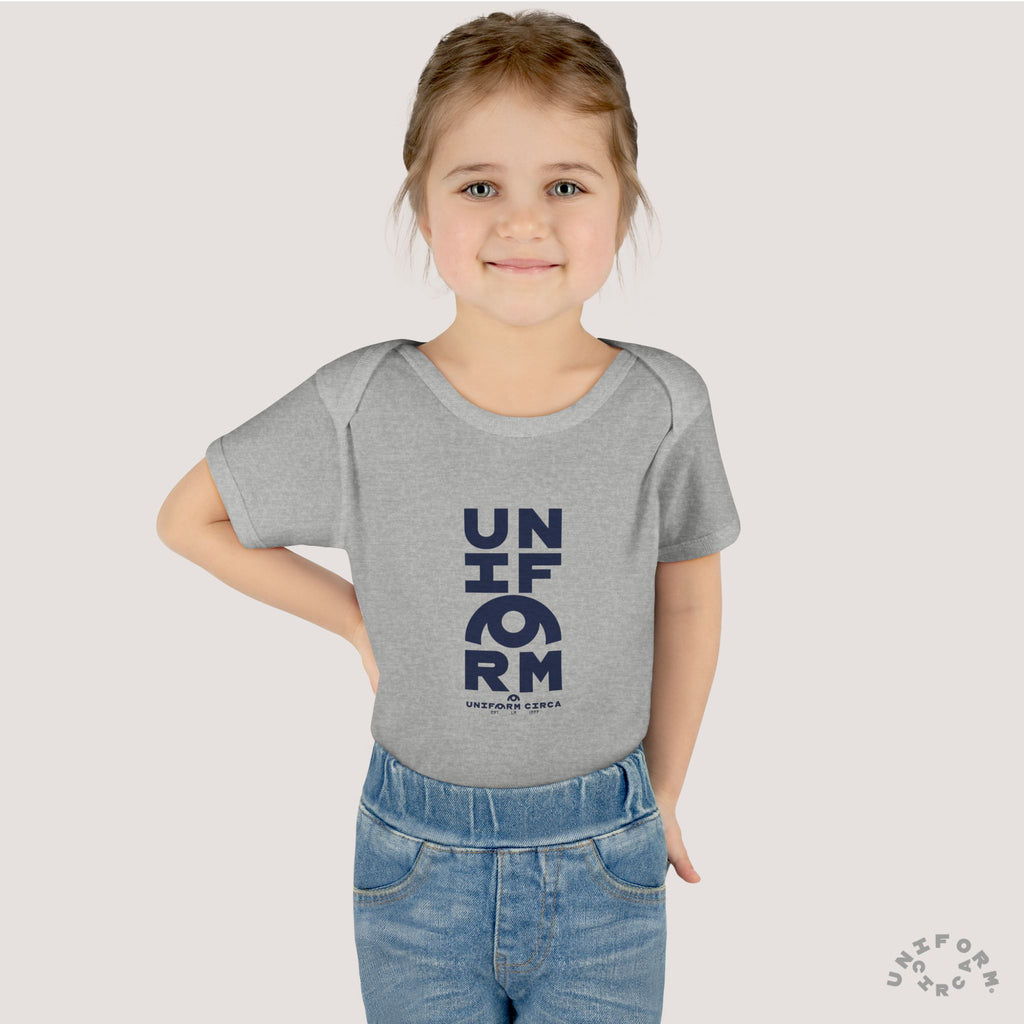 UNIFORM STACK | Infant Baby Rib Bodysuit | Multiple Colors