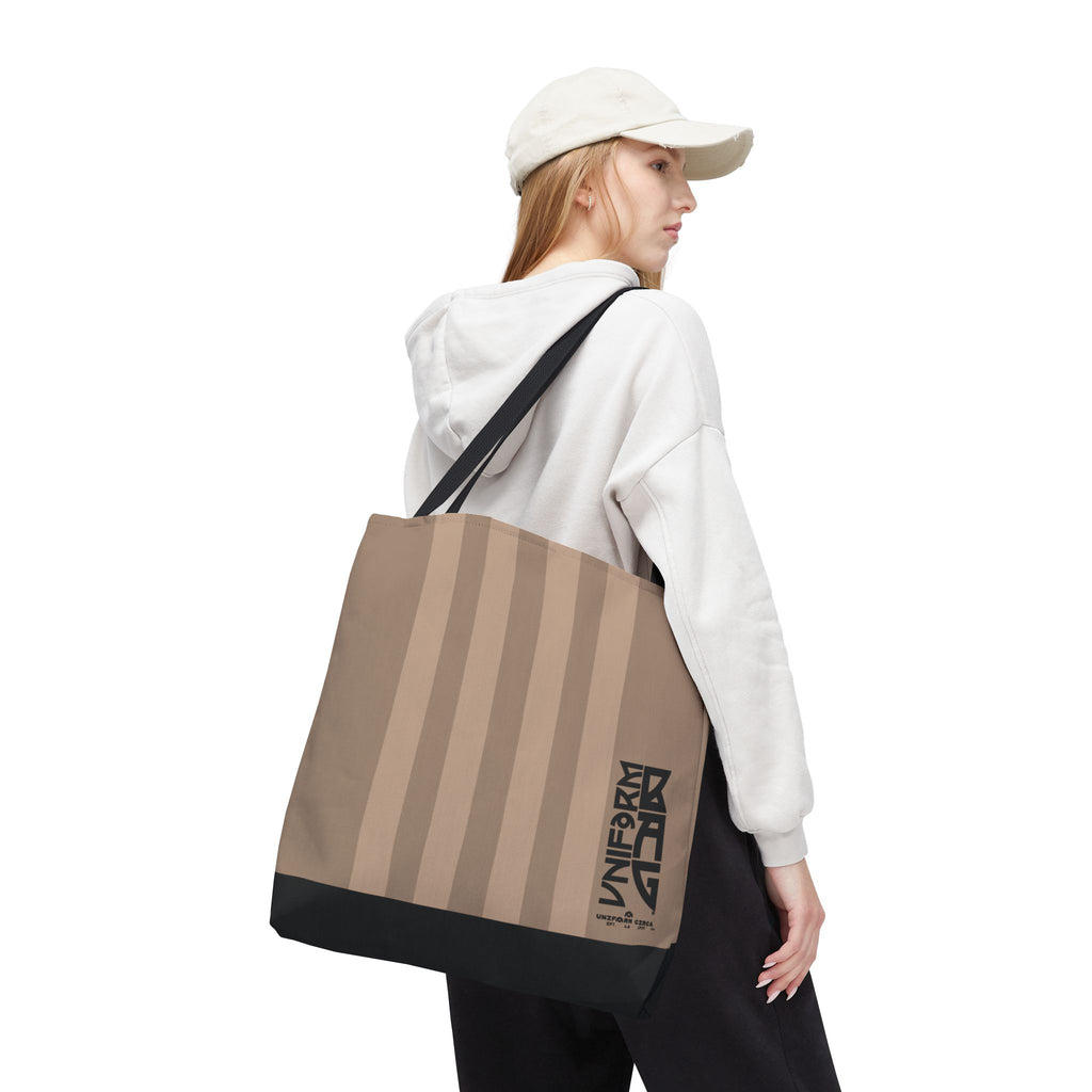 RACER JR. BAG | BLACK & TANS | Stylish Minimalist Tote Bag, Eco-Friendly Shopping Bag, Chic Carryall, Reusable Tote, Fashionable Beach Bag, Trendy Everyday Essentials