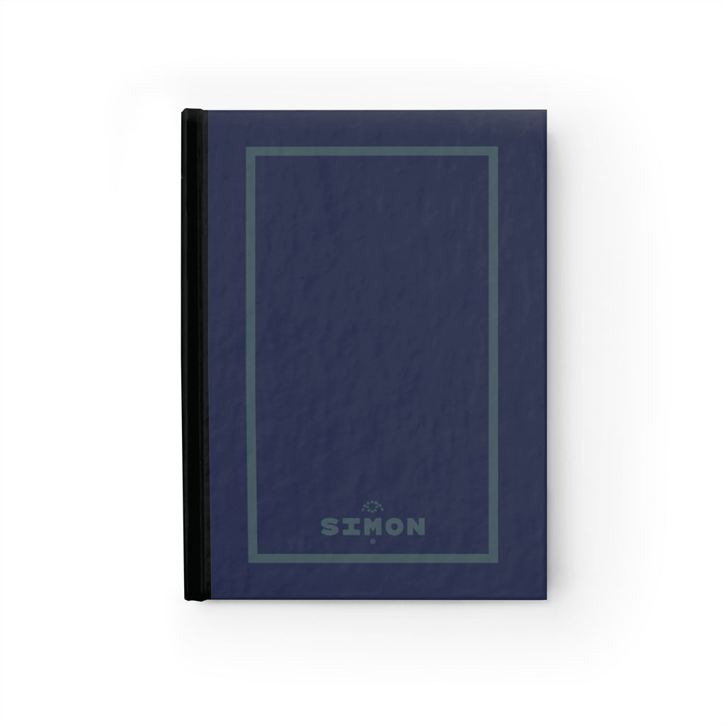 SIMON | JOURNAL & NOTEBOOK | Hardcover Blank Pages 5"x7" | Navy & Slate