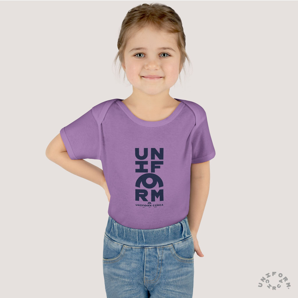 UNIFORM STACK | Infant Baby Rib Bodysuit | Multiple Colors