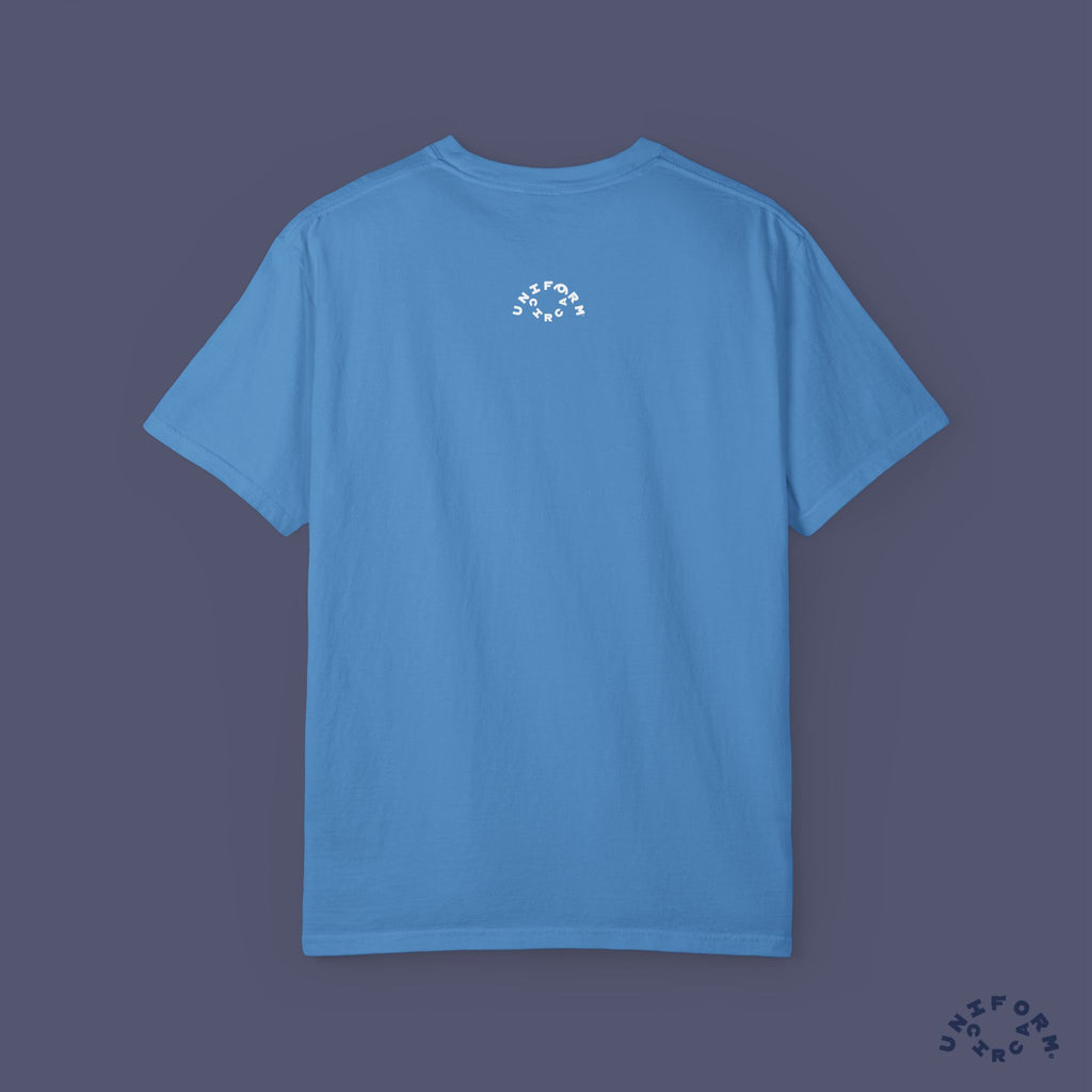 CALIFORNIA SCRIPT CREWNECK T-SHIRT | Printed