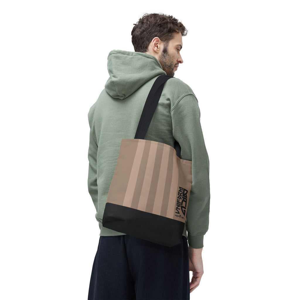 RACER JR. BAG | BLACK & TANS | Stylish Minimalist Tote Bag, Eco-Friendly Shopping Bag, Chic Carryall, Reusable Tote, Fashionable Beach Bag, Trendy Everyday Essentials