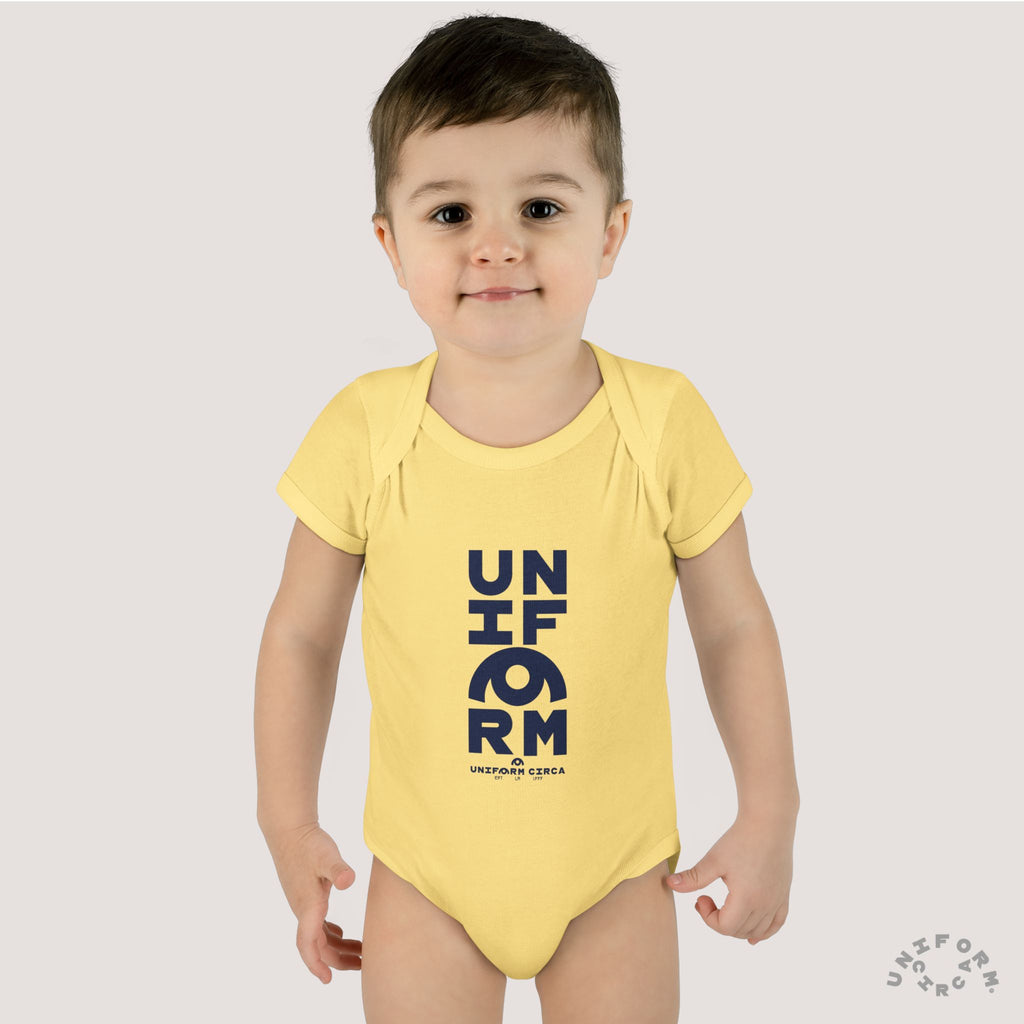 UNIFORM STACK | Infant Baby Rib Bodysuit | Multiple Colors
