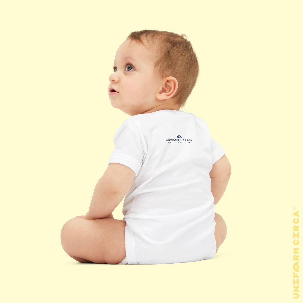 PISCENE | Infant Jersey One Piece: Summer Vibes Baby Bodysuit, Cute Baby Shower Gift, Pool Party Outfit, Beach Day Essential, Memory-Making Apparel