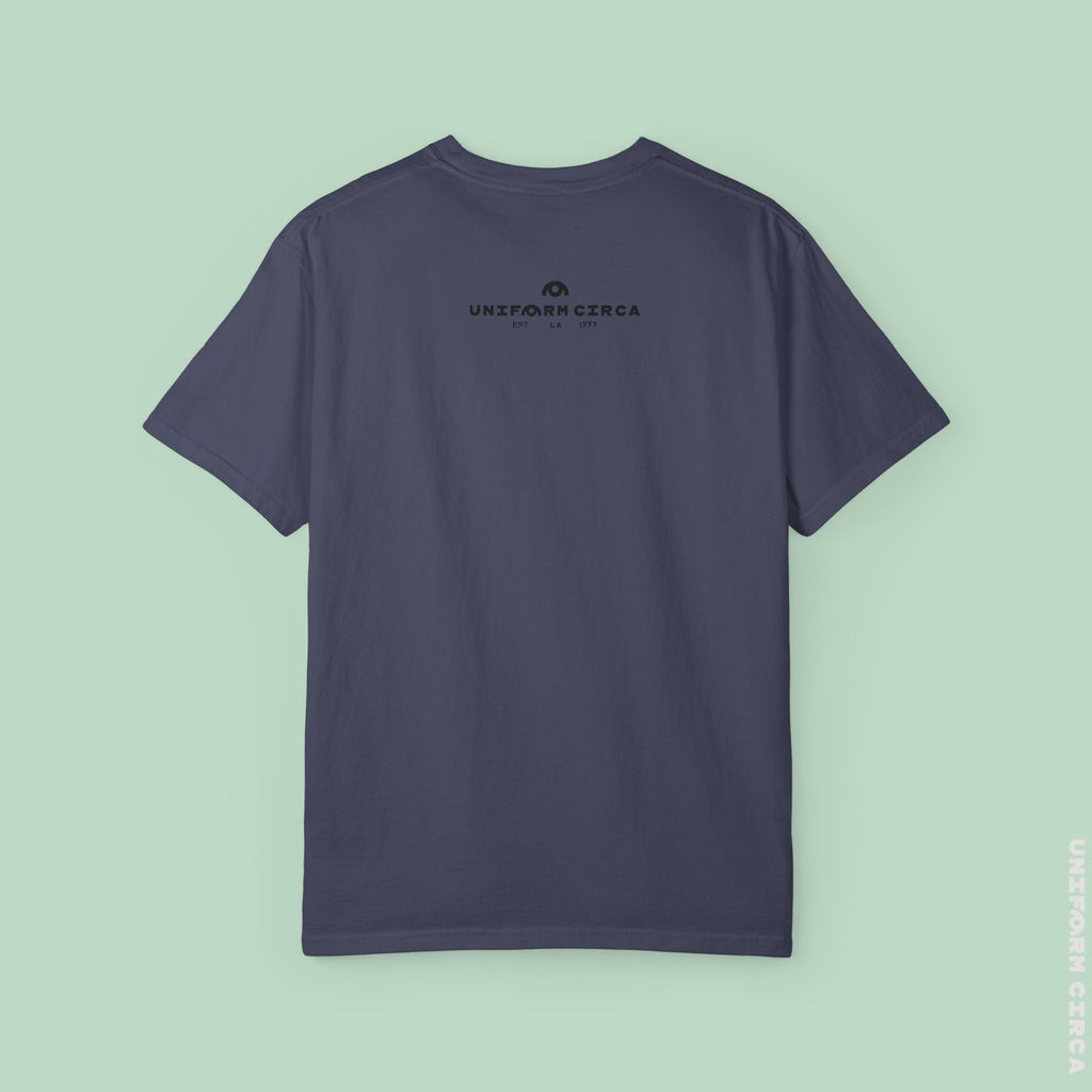 LONE PALM CREWNECK T-SHIRT | Printed Unisex Garment-Dyed Graphic Tee