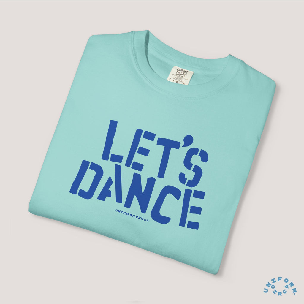 LET'S DANCE REVISITED CREWNECK T-SHIRT | Printed Blue