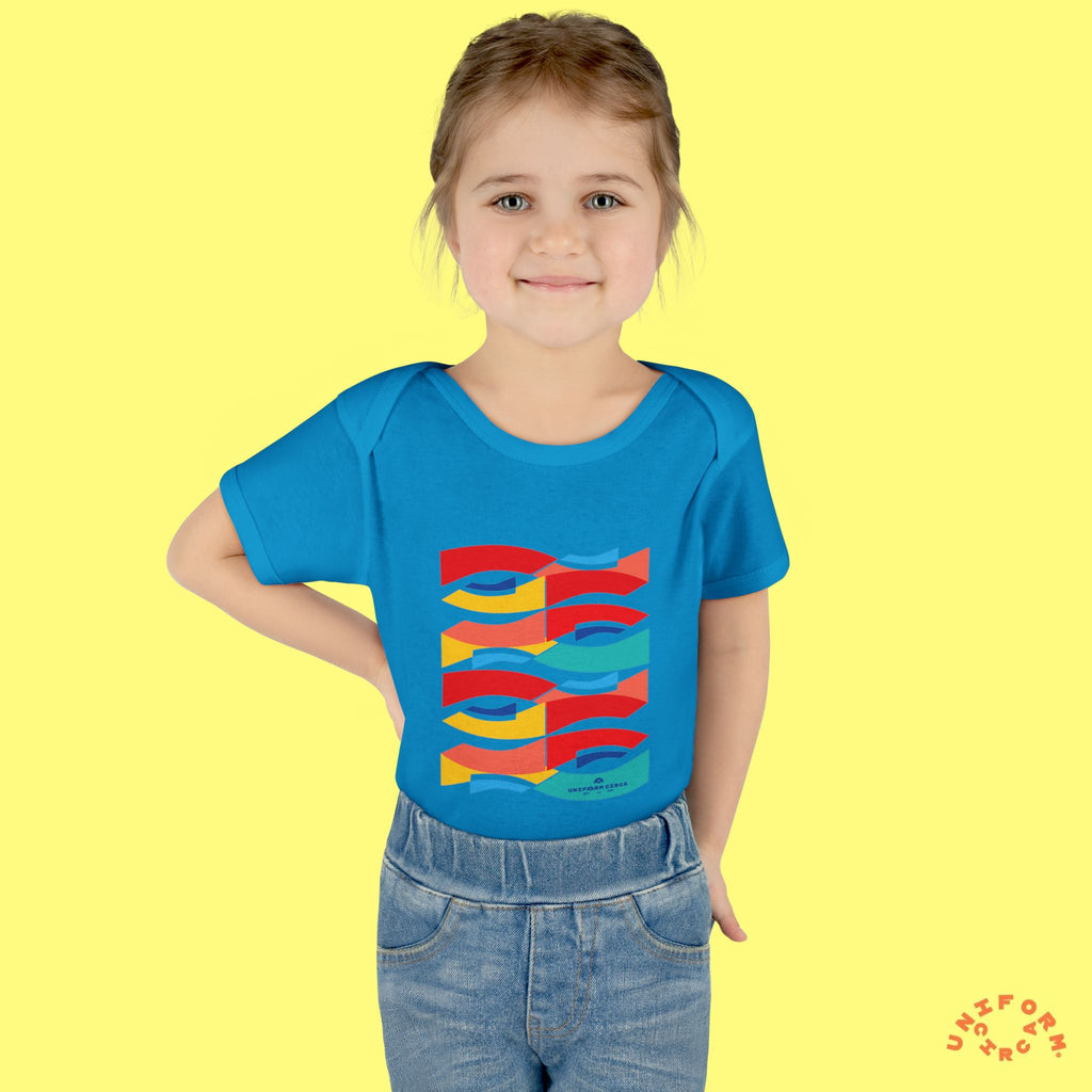 Wavey Kidsplay | Infant Baby Rib Bodysuit | Multiple Colors