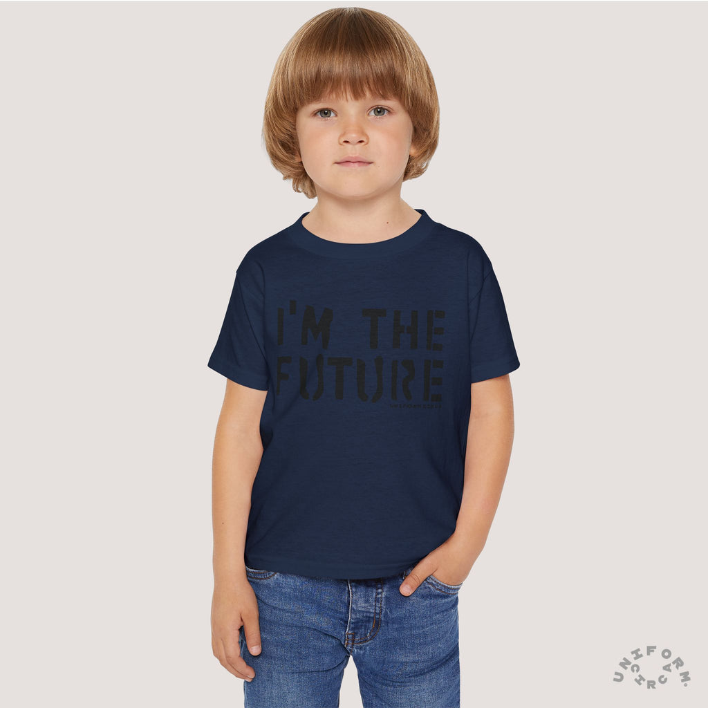 I'M THE FUTURE Design Toddler T-Shirt - Perfect for Playful Days | Black