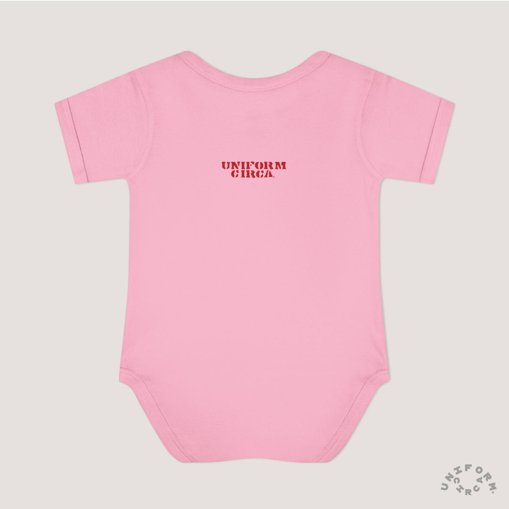 FUNNY BUNNY - Infant Baby Rib Bodysuit - Adorable Bunny-Like Graphic | Multiple Colors