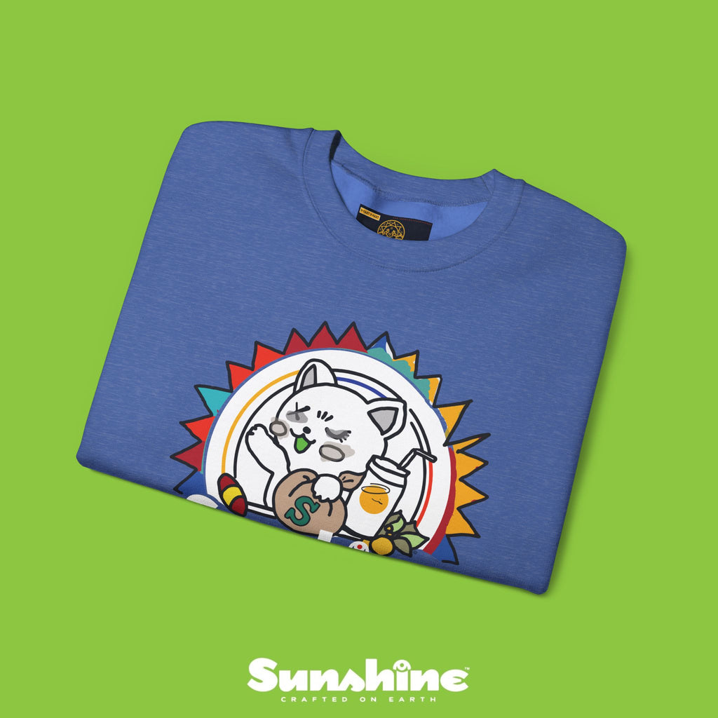 Sunshine | "Top Cat" | Crewneck Sweatshirt | Printed