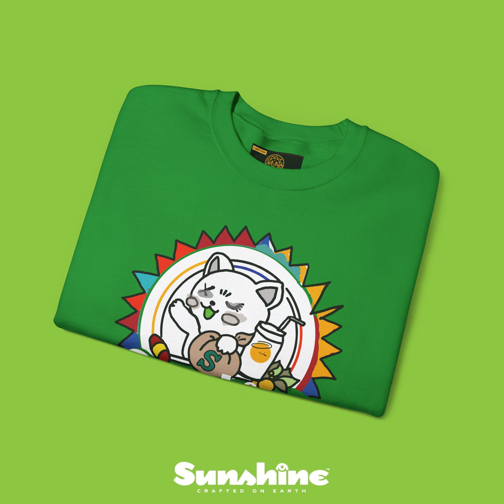Sunshine | "Top Cat" | Crewneck Sweatshirt | Printed