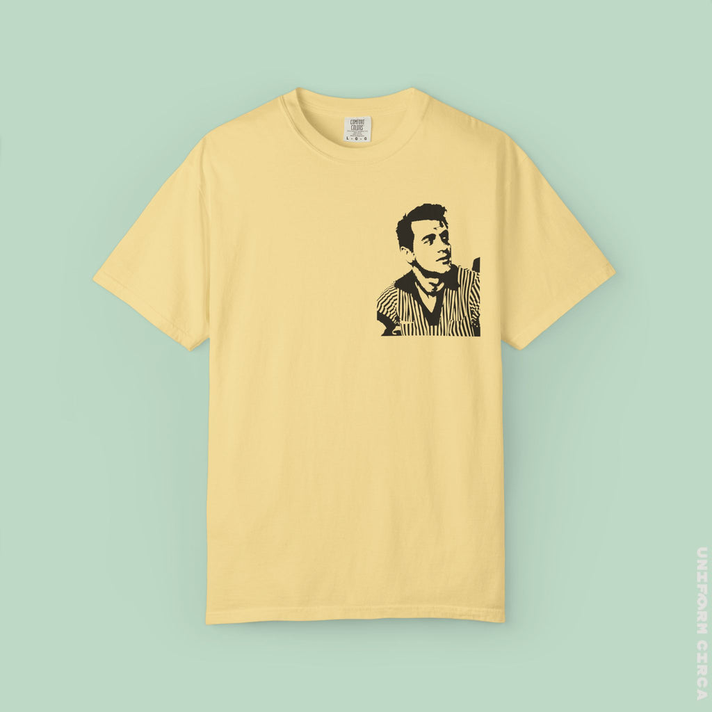 ROCK | CREWNECK T-SHIRT | PRINTED | Retro-Inspired Unisex Garment-Dyed T-Shirt with Iconic Design