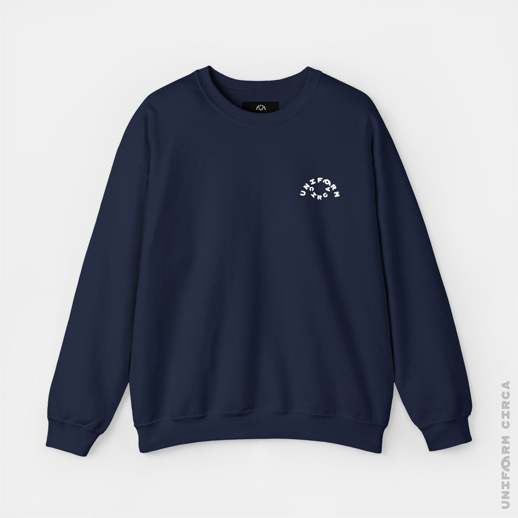 The JASON | OCULUS LOGO | Crewneck Sweatshirt | 100% Cotton | Pearl Embroidery | Designed & Printed in California