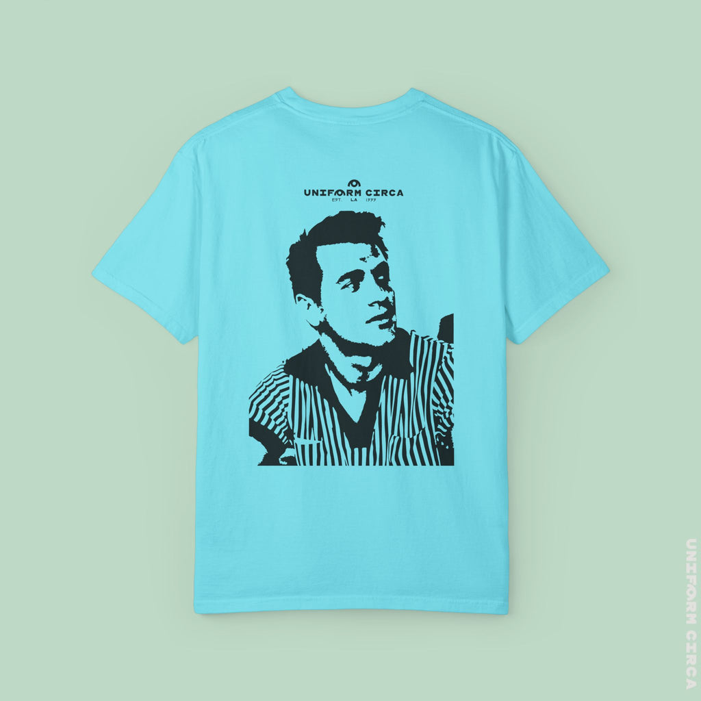 ROCK | CREWNECK T-SHIRT | PRINTED | Retro-Inspired Unisex Garment-Dyed T-Shirt with Iconic Design