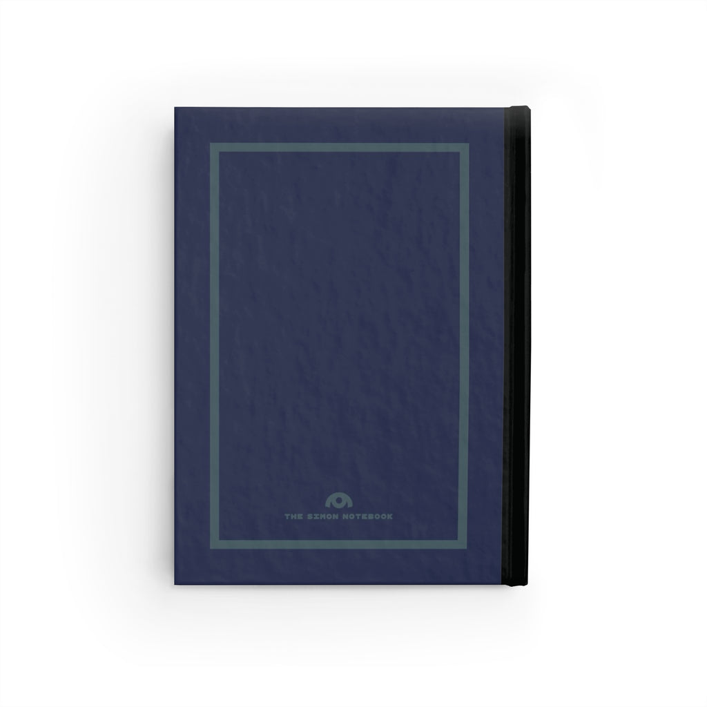 SIMON | JOURNAL & NOTEBOOK | Hardcover Blank Pages 5"x7" | Navy & Slate