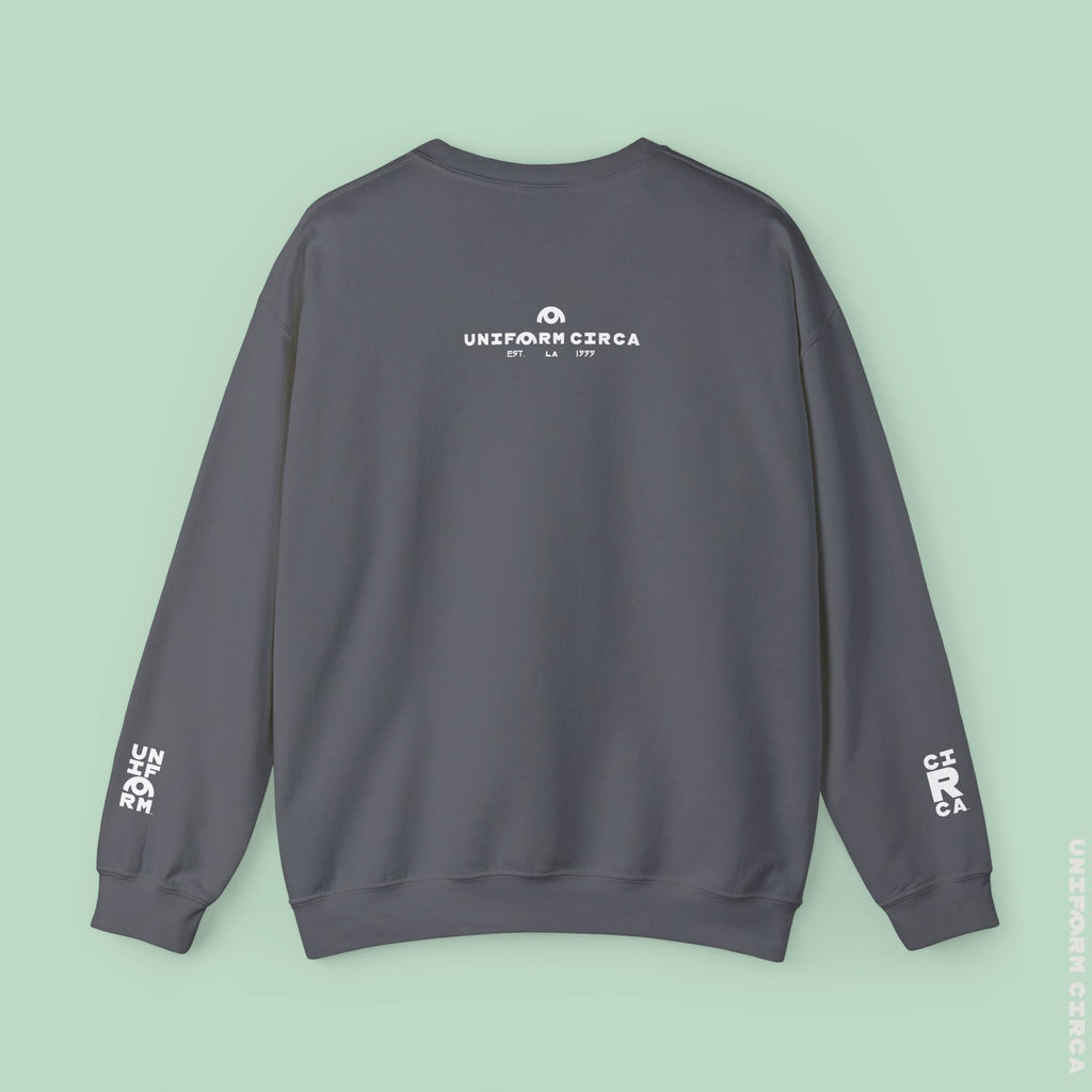 OYSTER ALL WORDMARK | CREWNECK T-SHIRT | Printed White