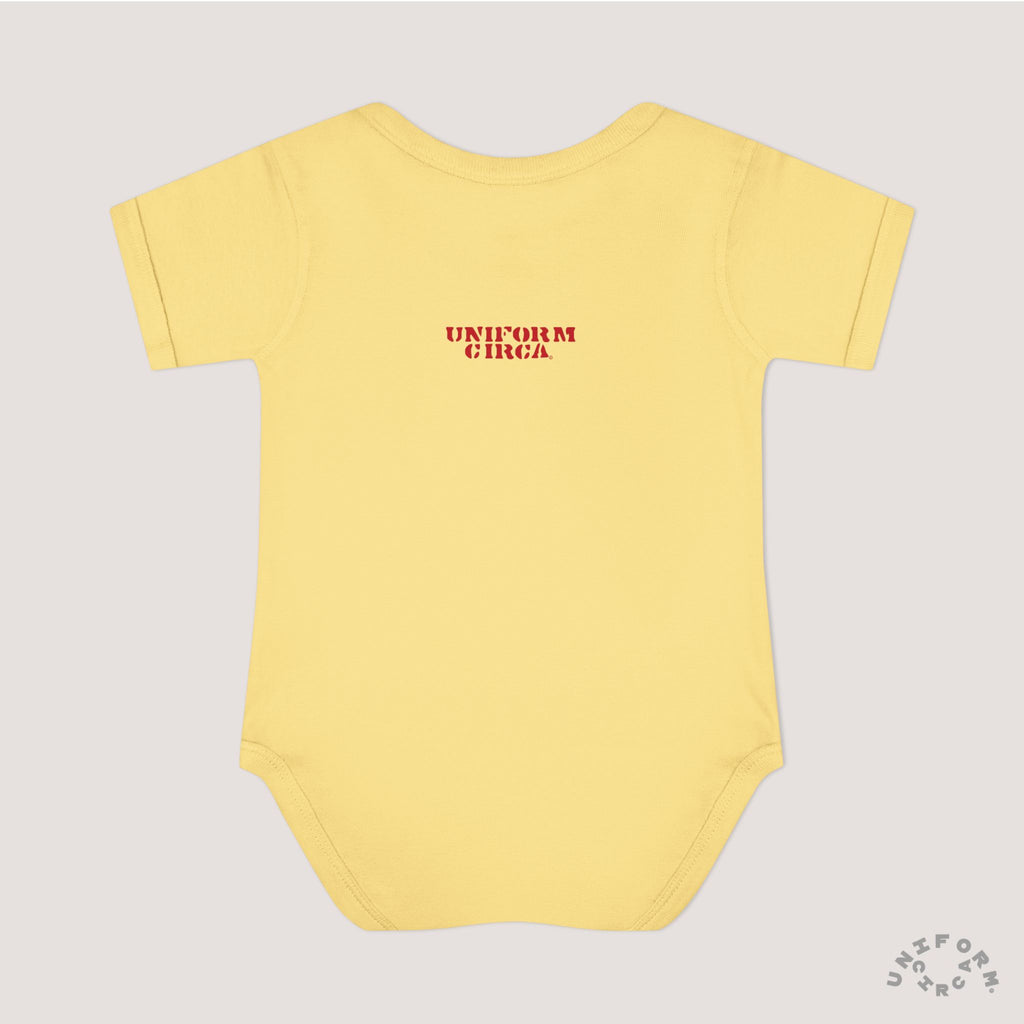 FUNNY BUNNY - Infant Baby Rib Bodysuit - Adorable Bunny-Like Graphic | Multiple Colors