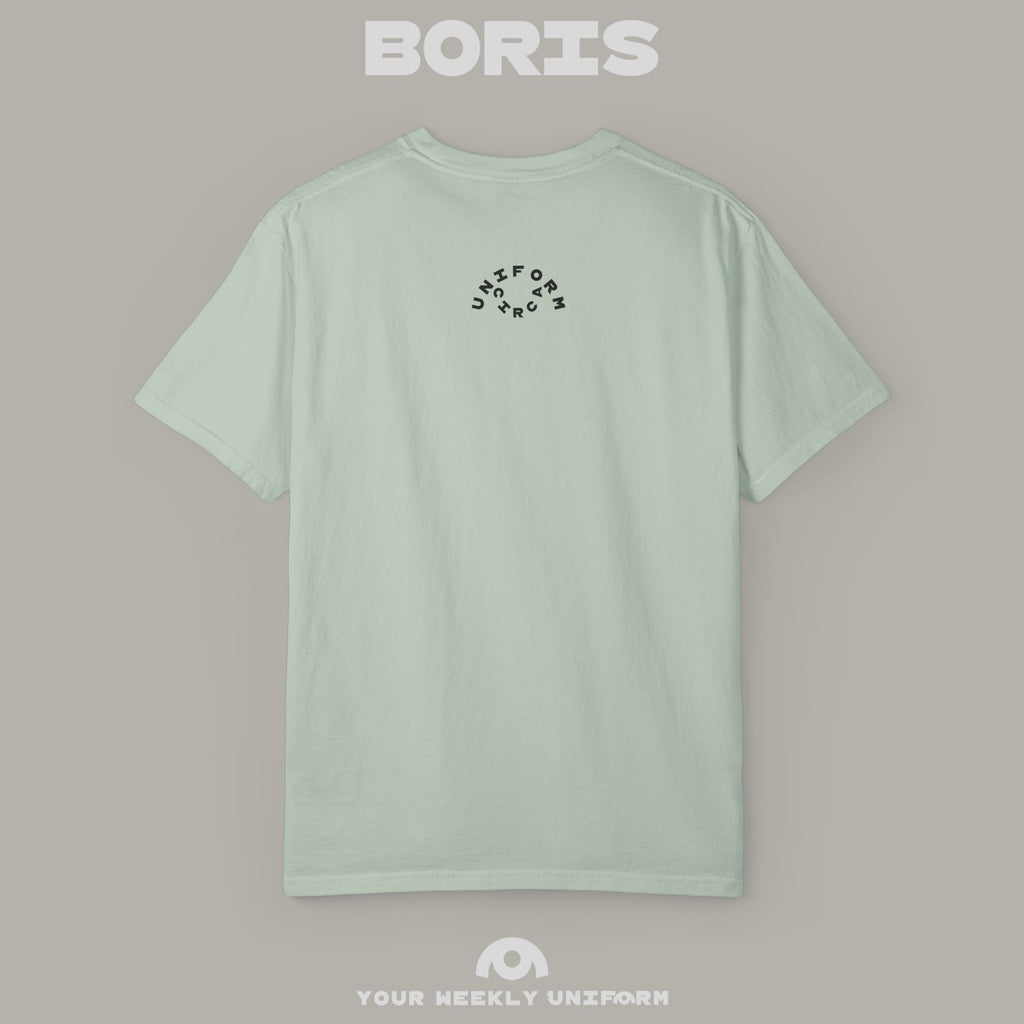 BORIS FRIDAY | CREWNECK T-SHIRT | PRINTED BLACK