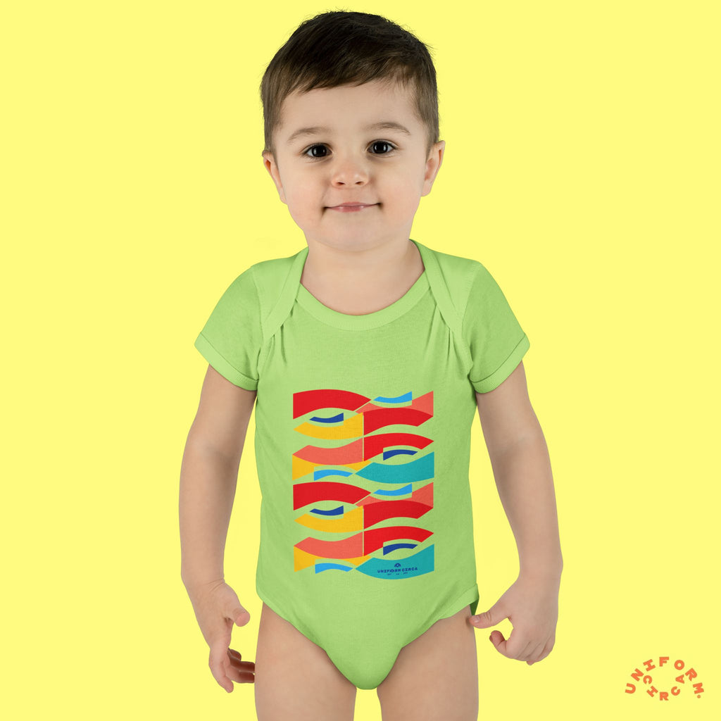 Wavey Kidsplay | Infant Baby Rib Bodysuit | Multiple Colors