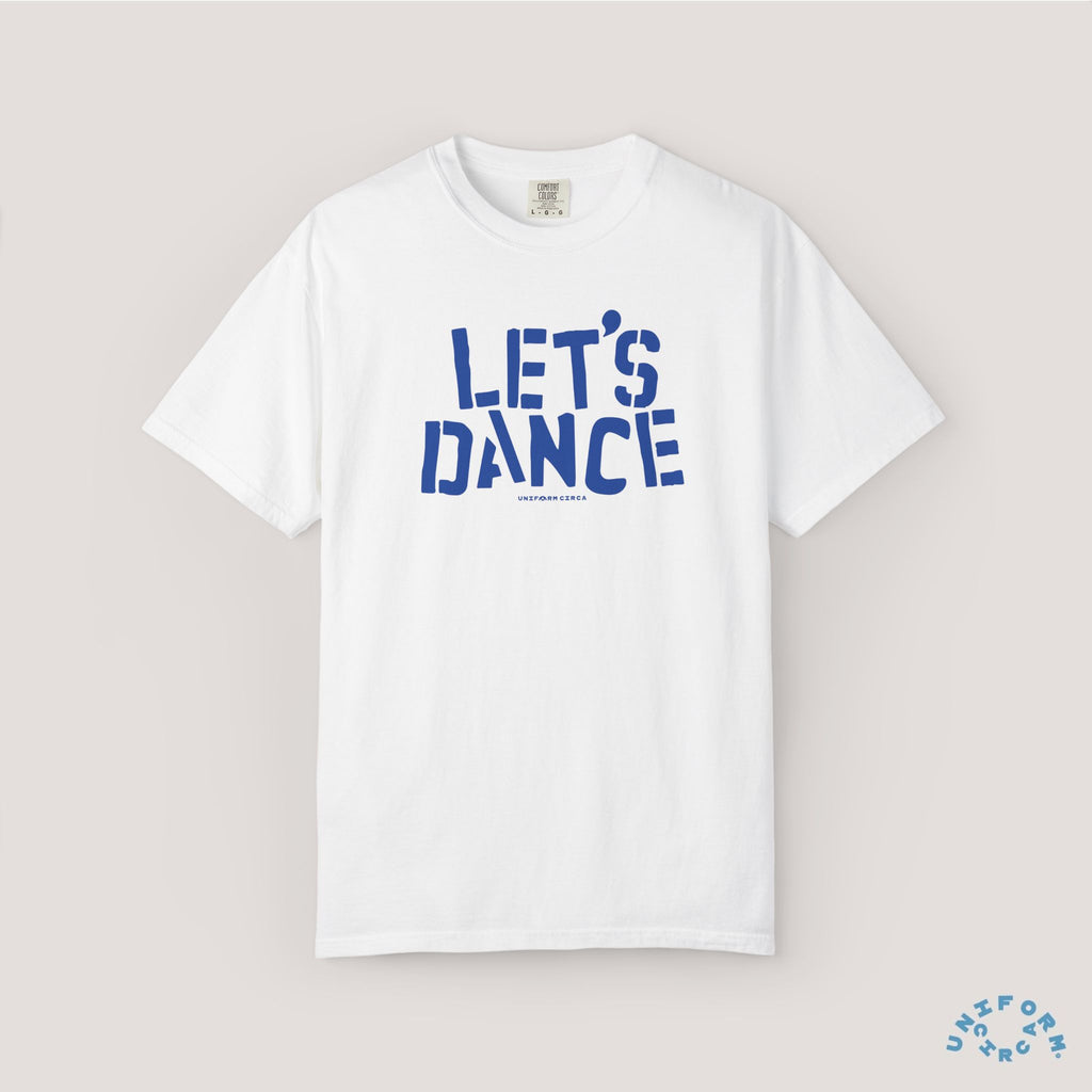 LET'S DANCE REVISITED CREWNECK T-SHIRT | Printed Blue