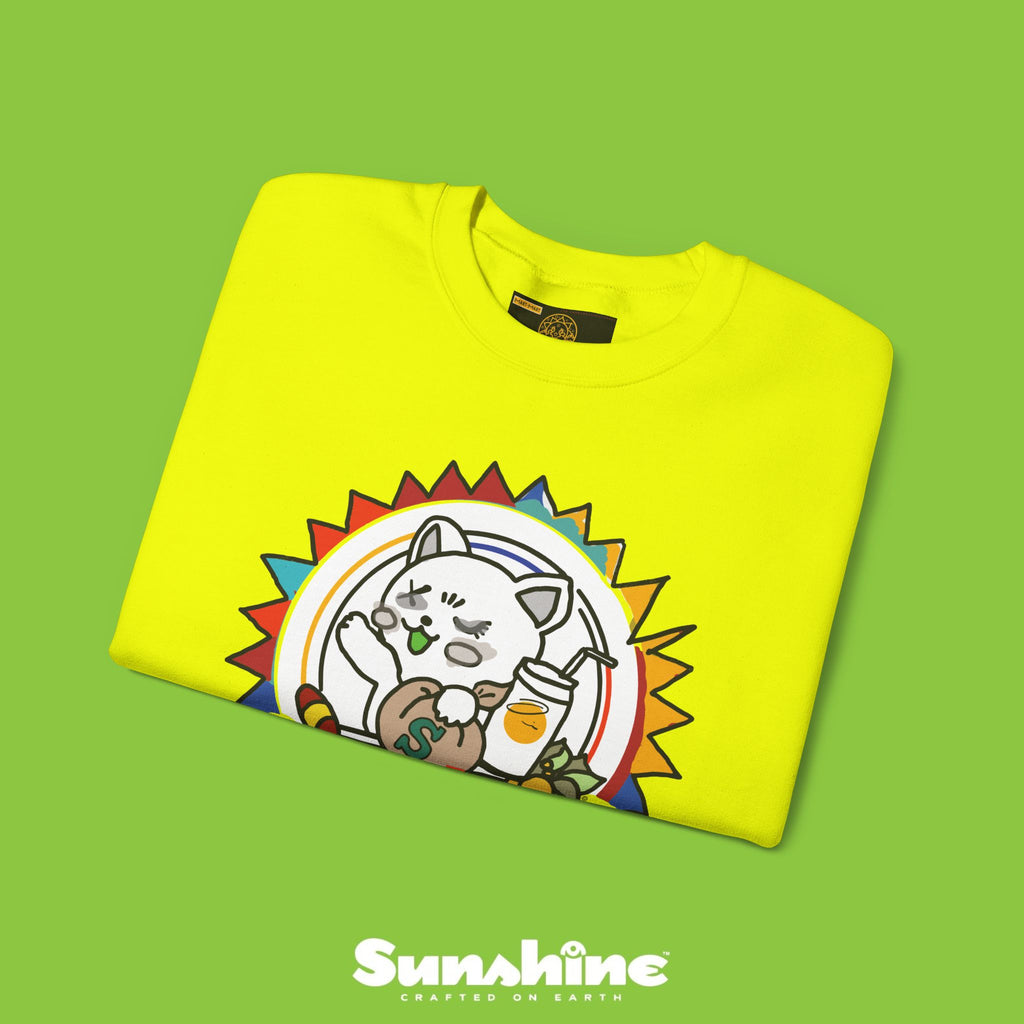 Sunshine | "Top Cat" | Crewneck Sweatshirt | Printed