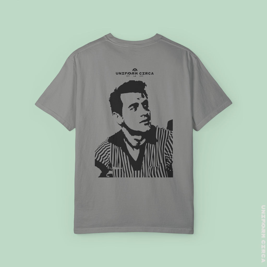 ROCK | CREWNECK T-SHIRT | PRINTED | Retro-Inspired Unisex Garment-Dyed T-Shirt with Iconic Design