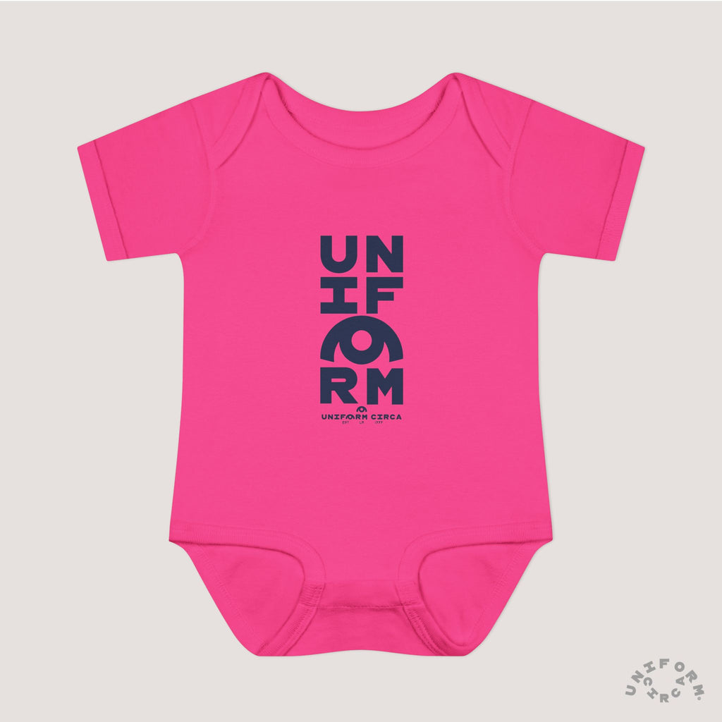 UNIFORM STACK | Infant Baby Rib Bodysuit | Multiple Colors