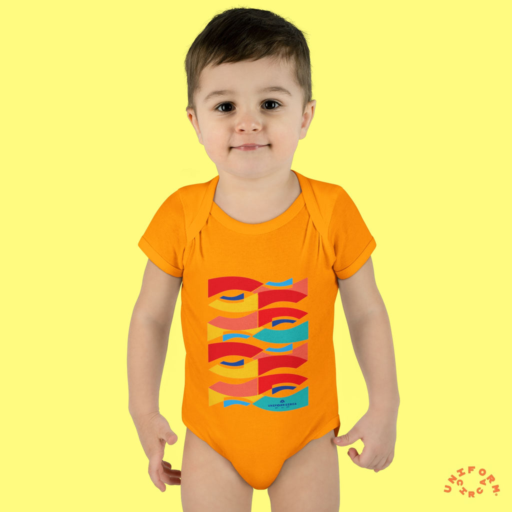 Wavey Kidsplay | Infant Baby Rib Bodysuit | Multiple Colors