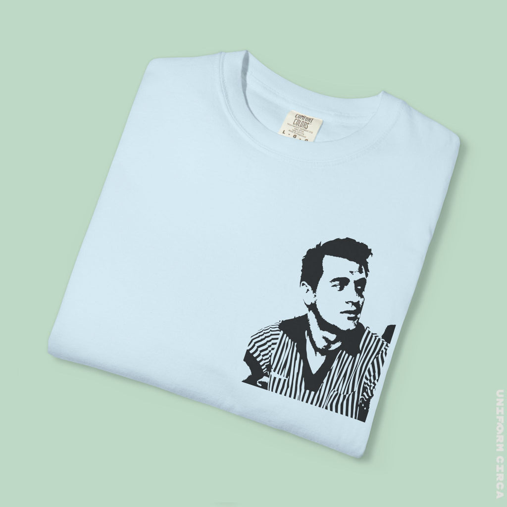 ROCK | CREWNECK T-SHIRT | PRINTED | Retro-Inspired Unisex Garment-Dyed T-Shirt with Iconic Design